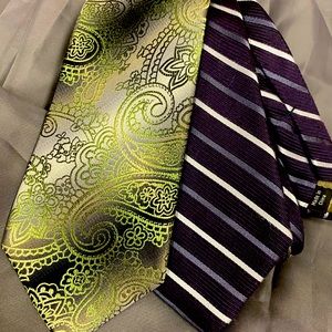 Men’s silk designer Tie Lot 3!